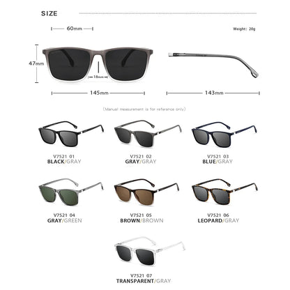 Fashion Item Veithdia Brand Sunglasses Retro Tr90 Polarized | QHA UK - QHA UK