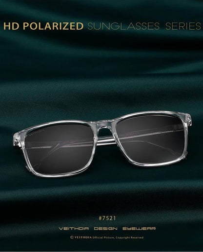 Fashion Item Veithdia Brand Sunglasses Retro Tr90 Polarized | QHA UK - QHA UK