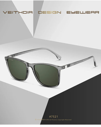 Fashion Item Veithdia Brand Sunglasses Retro Tr90 Polarized | QHA UK - QHA UK