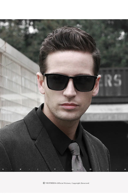 Fashion Item Veithdia Brand Sunglasses Retro Tr90 Polarized | QHA UK - QHA UK