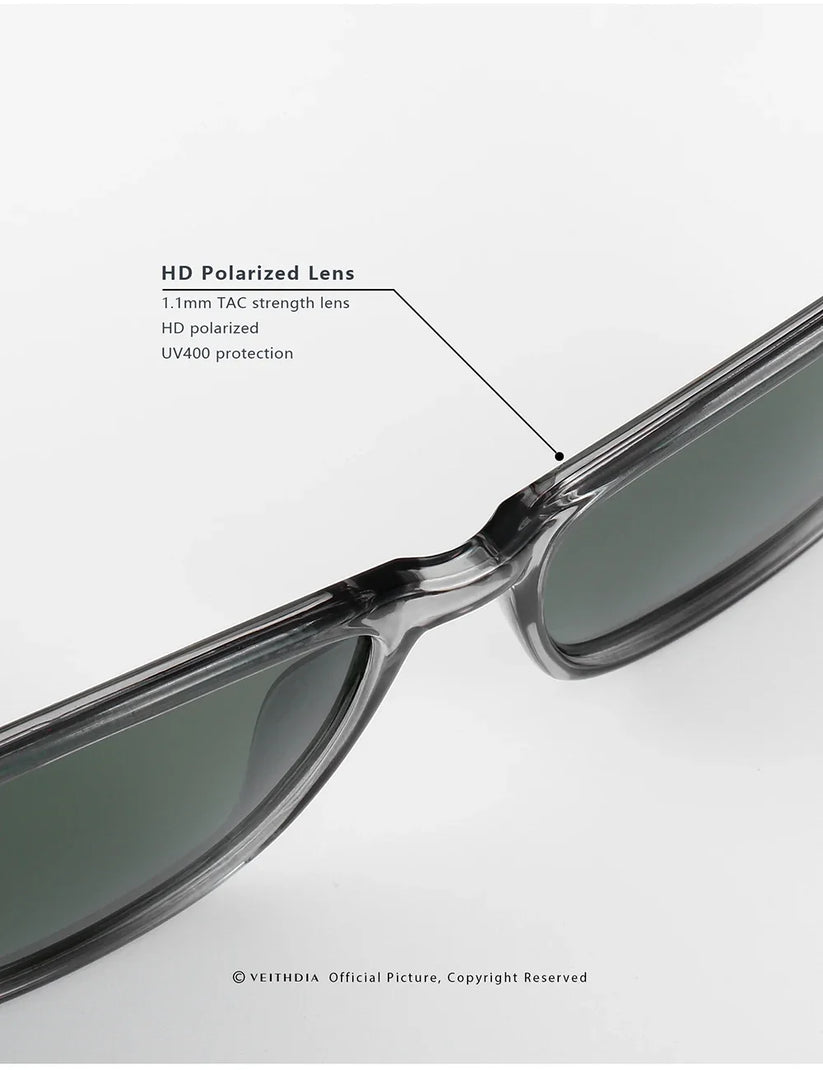 Fashion Item Veithdia Brand Sunglasses Retro Tr90 Polarized | QHA UK - QHA UK