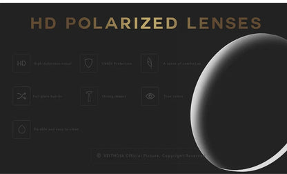 Fashion Item Veithdia Brand Sunglasses Retro Tr90 Polarized | QHA UK - QHA UK
