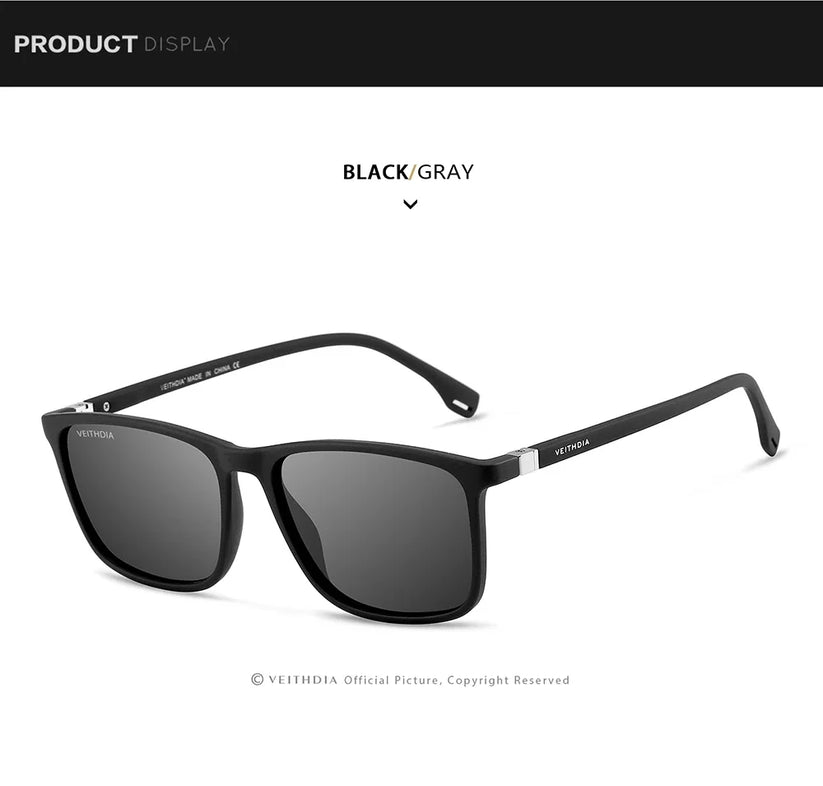 Fashion Item Veithdia Brand Sunglasses Retro Tr90 Polarized | QHA UK - QHA UK