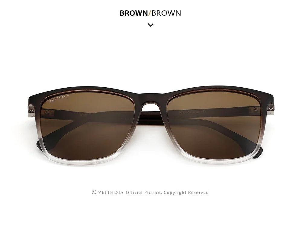 Fashion Item Veithdia Brand Sunglasses Retro Tr90 Polarized | QHA UK - QHA UK
