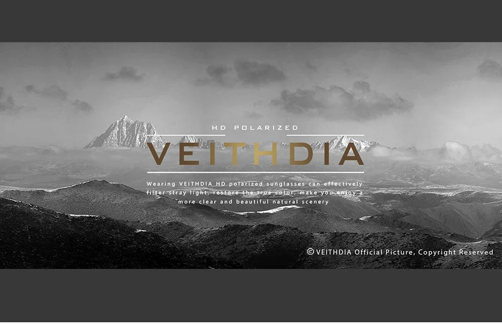 Fashion Item Veithdia Brand Sunglasses Retro Tr90 Polarized | QHA UK - QHA UK