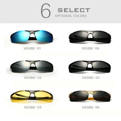 Men's Jacket Veithdia Aluminum Magnesium Sunglasses Polarized Uv400 | - QHA UK