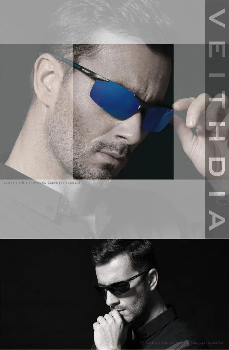 Men's Jacket Veithdia Aluminum Magnesium Sunglasses Polarized Uv400 | - QHA UK