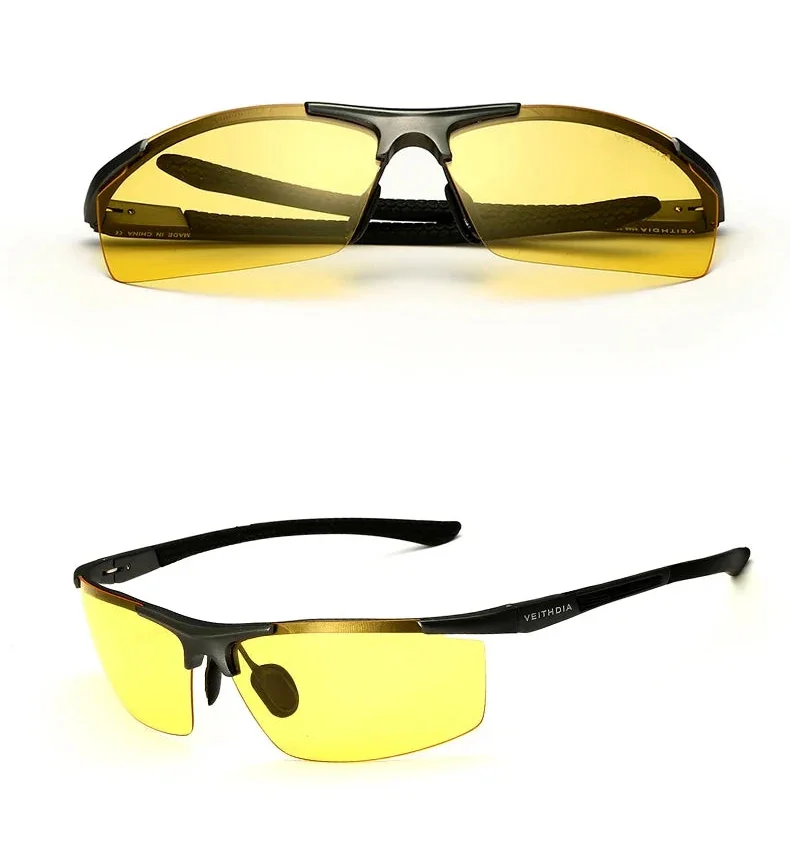 Men's Jacket Veithdia Aluminum Magnesium Sunglasses Polarized Uv400 | - QHA UK