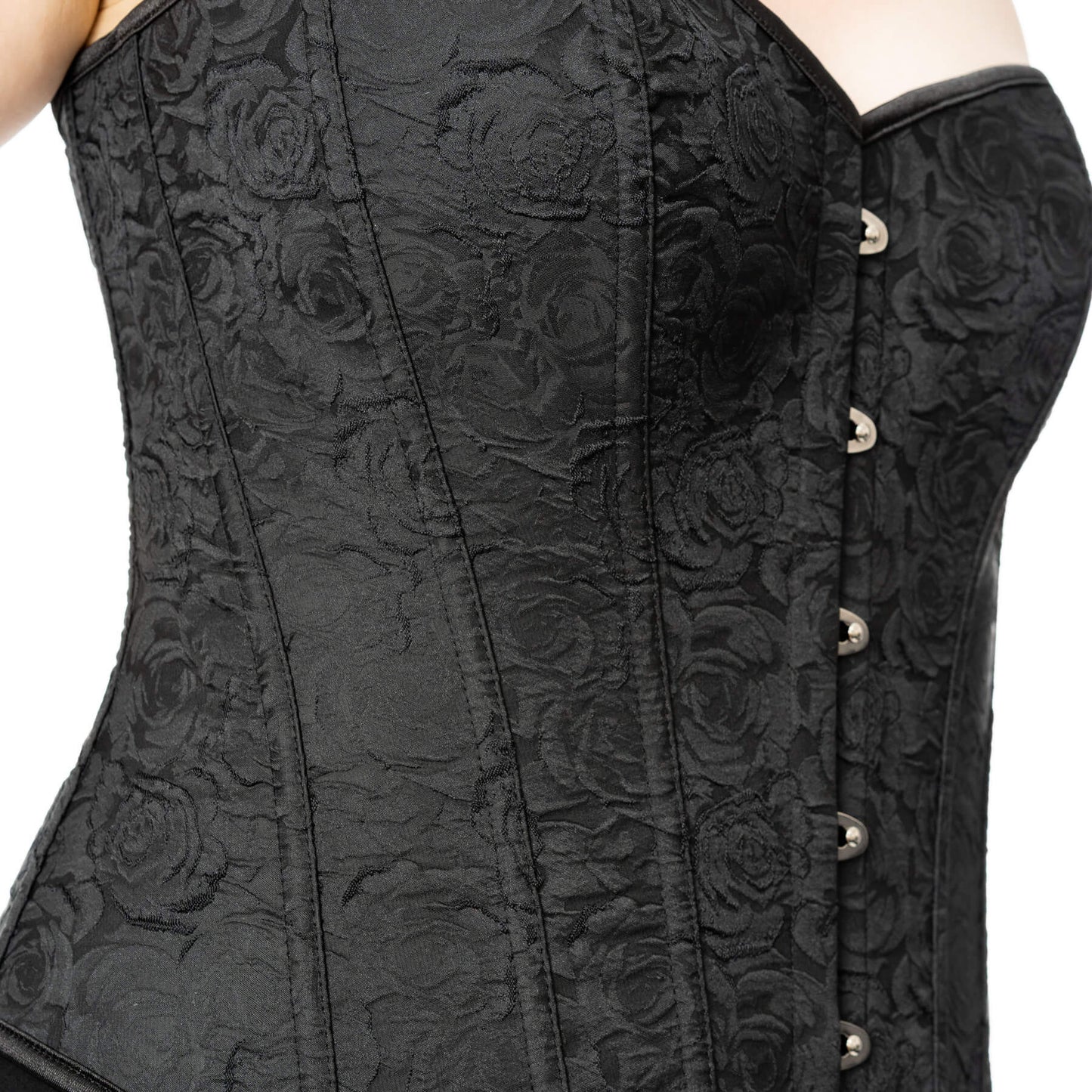 Vixxen Women's Corset Noir Rose UK 10-18 - QHA UK