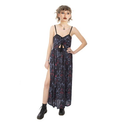 Vixxsin Women's Dress Graveyard Bloom UK 10-18 - QHA UK