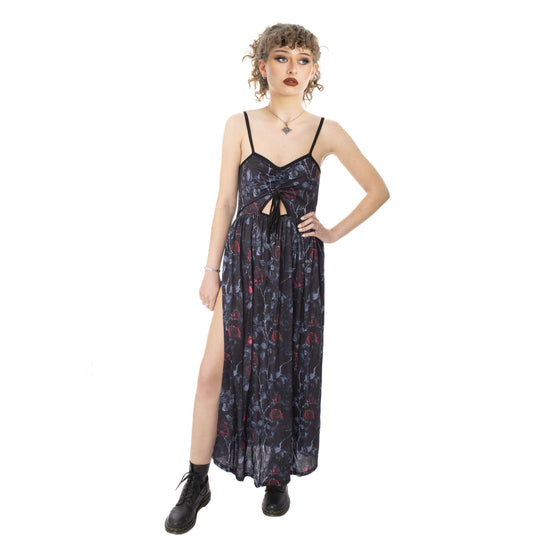 Vixxsin Women's Dress Graveyard Bloom UK 10-18 - QHA UK