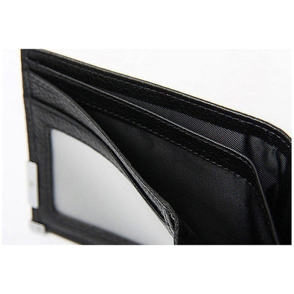 QHA Mens Real Leather Wallet ID Credit Card Holder Gift W02 - QHA UK