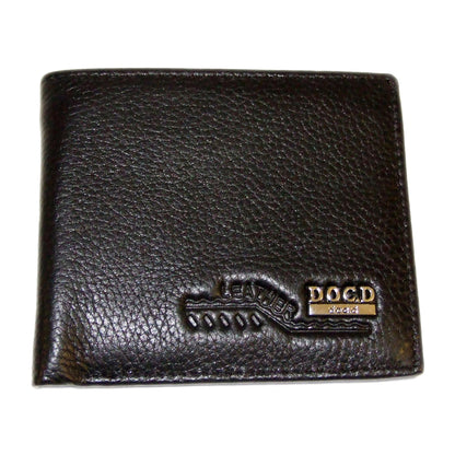 QHA Mens Real Leather Wallet ID Credit Card Holder Gift W03 - QHA UK