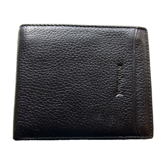 QHA Mens Real Leather Wallet ID Credit Card Holder Gift W04 - QHA UK