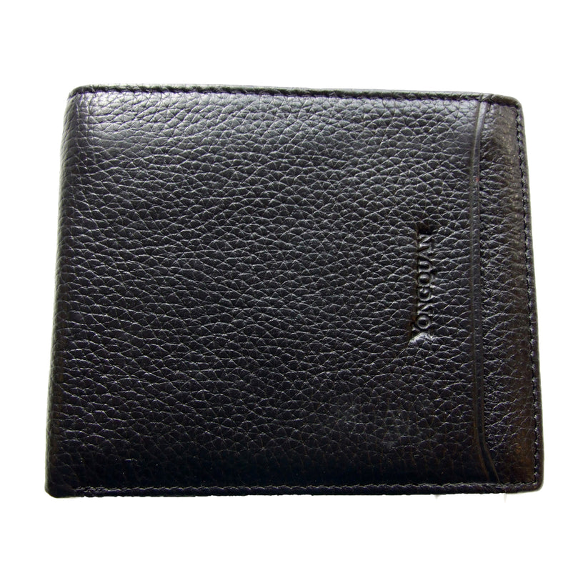QHA Mens Real Leather Wallet ID Credit Card Holder Gift W04 - QHA UK