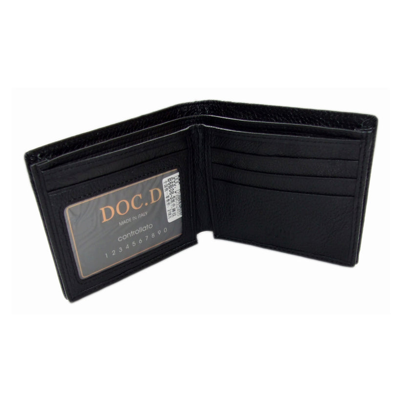 QHA Mens Real Leather Wallet ID Credit Card Holder Gift W05 - QHA UK