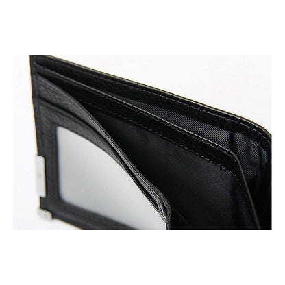 QHA Mens Real Leather Wallet ID Credit Card Holder Gift W06 - QHA UK