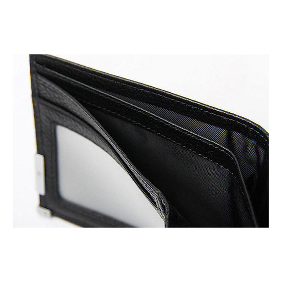 QHA Mens Real Leather Wallet ID Credit Card Holder Gift W06 - QHA UK