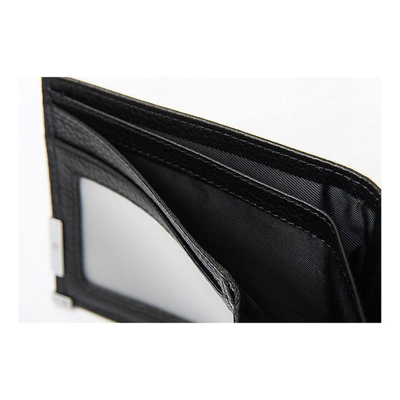 QHA Mens Real Leather Wallet ID Credit Card Holder Gift W06 - QHA UK