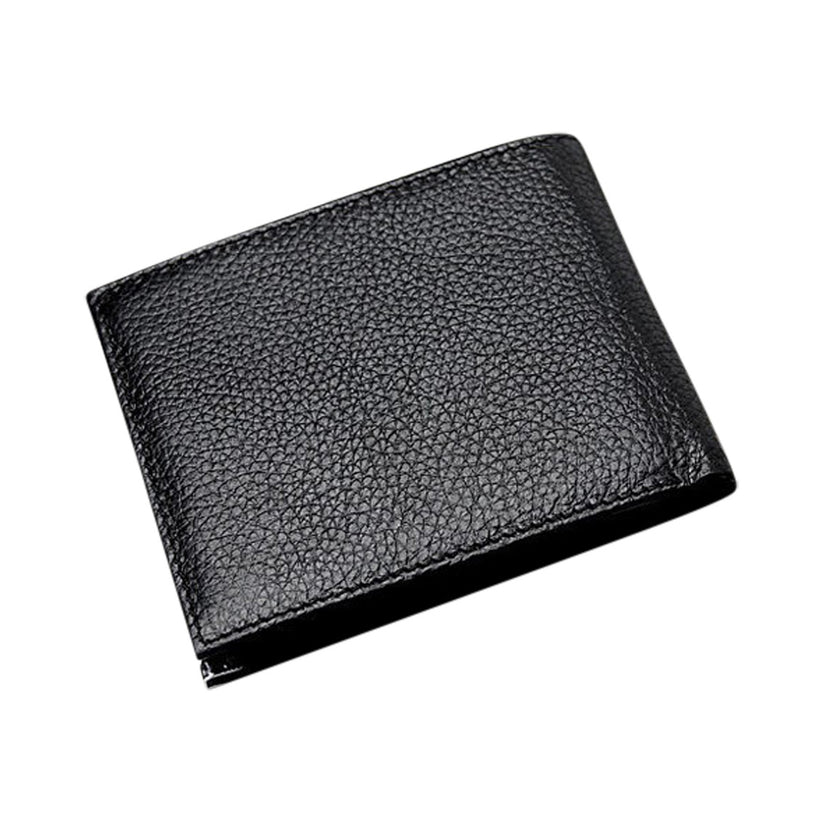 QHA Mens Real Leather Wallet ID Credit Card Holder Gift W06 - QHA UK