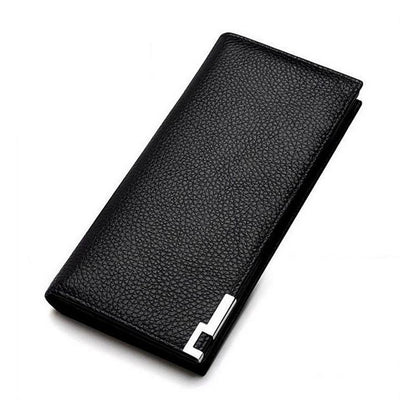 QHA Mens Real Leather Wallet ID Credit Card Holder Gift W07 - QHA UK