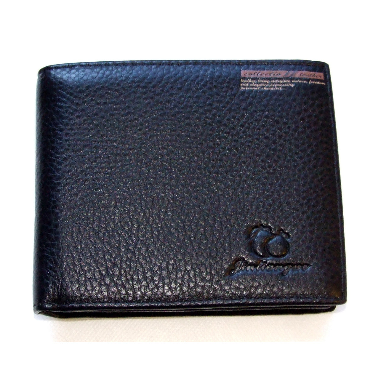 QHA Mens Real Leather Wallet ID Credit Card Holder Gift W08 - QHA UK
