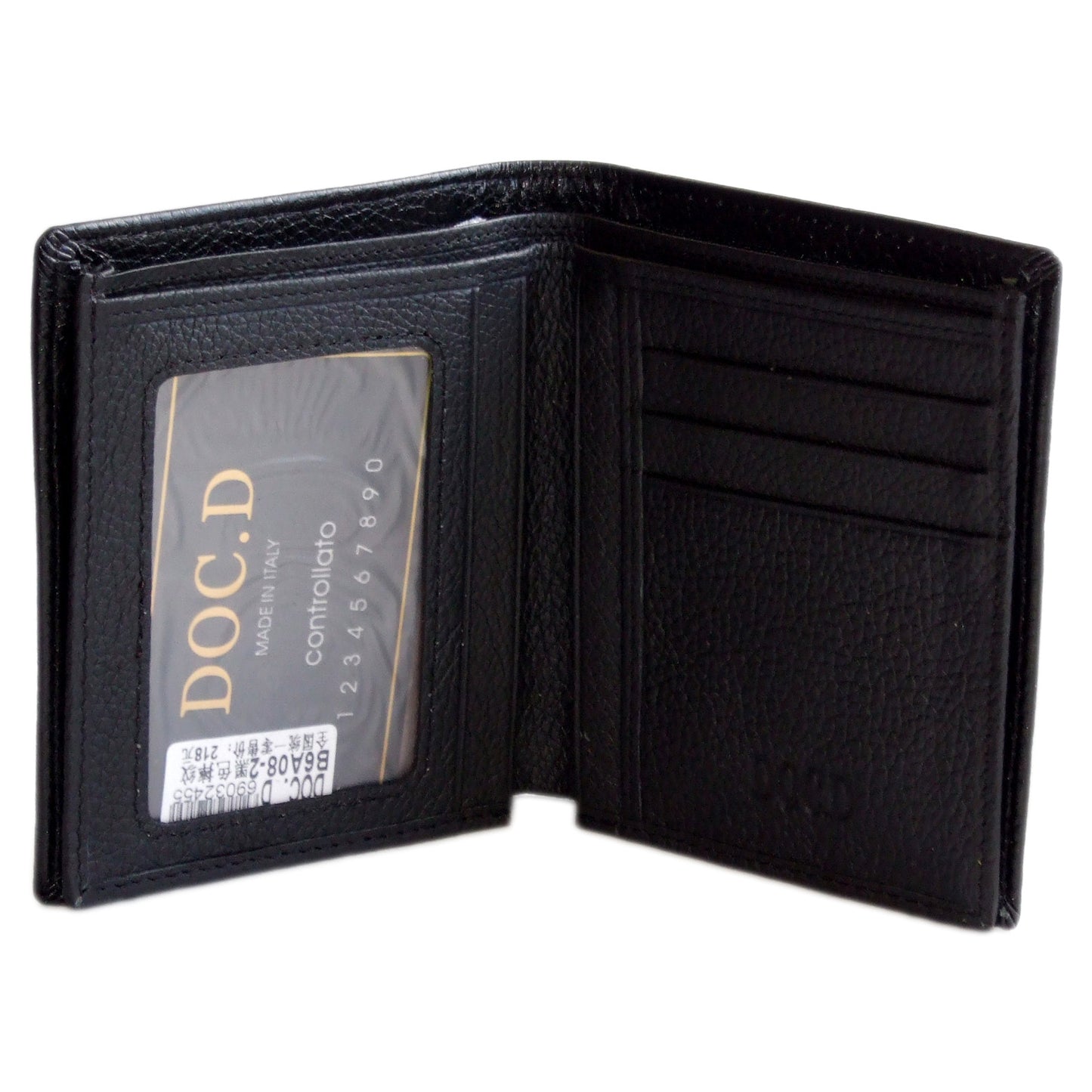 QHA Mens Real Leather Wallet ID Credit Card Holder Gift W09 - QHA UK