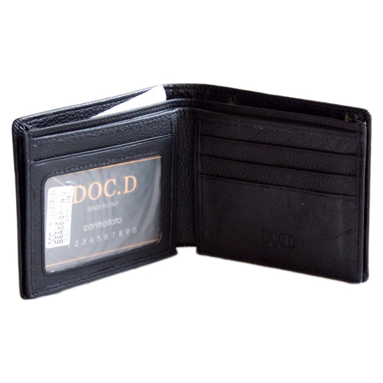 QHA Mens Real Leather Wallet ID Credit Card Holder Gift W10 - QHA UK