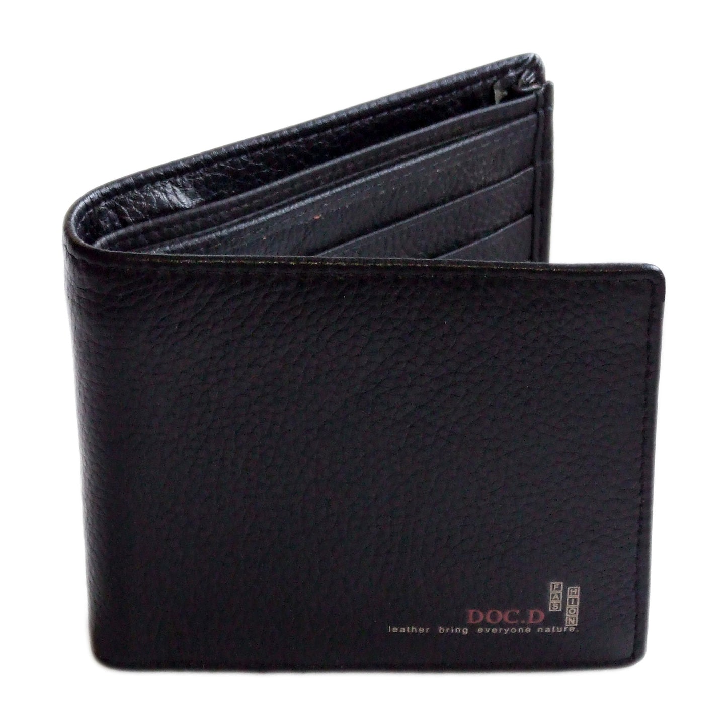 QHA Mens Real Leather Wallet ID Credit Card Holder Gift W10 - QHA UK