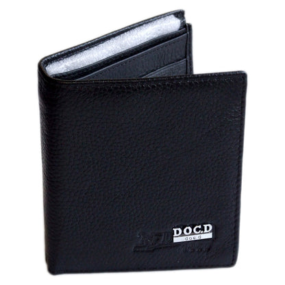 QHA Mens Real Leather Wallet ID Credit Card Holder Gift W11 - QHA UK