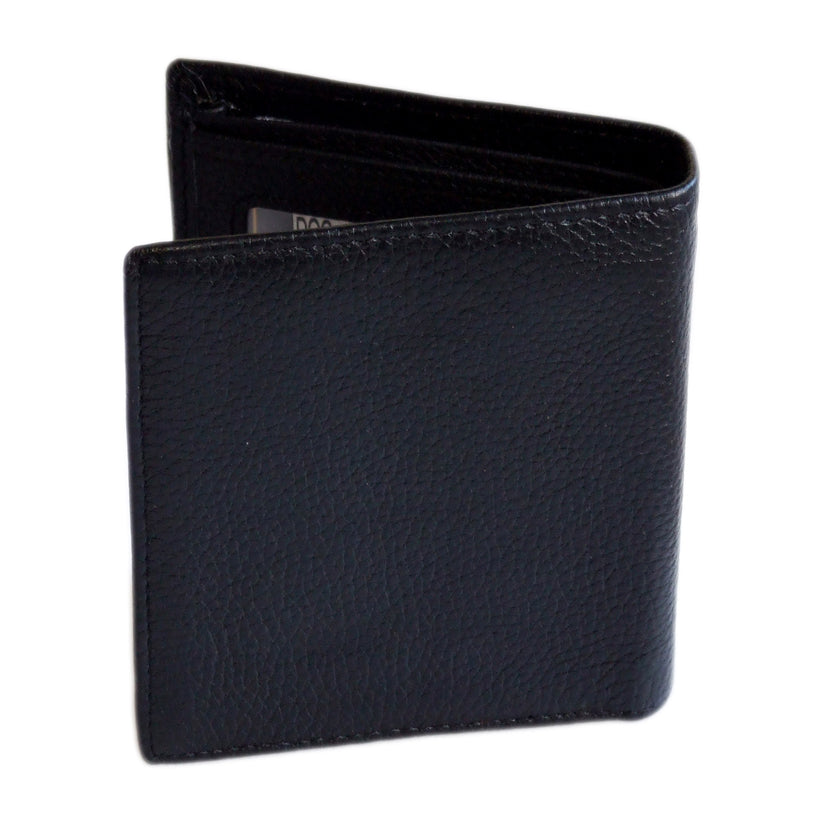 QHA Mens Real Leather Wallet ID Credit Card Holder Gift W12 - QHA UK