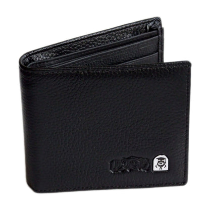 QHA Mens Real Leather Wallet ID Credit Card Holder Gift W13 - QHA UK