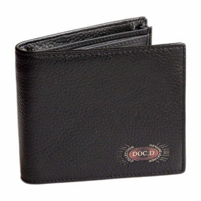 QHA Mens Real Leather Wallet ID Credit Card Holder Gift W14 - QHA UK