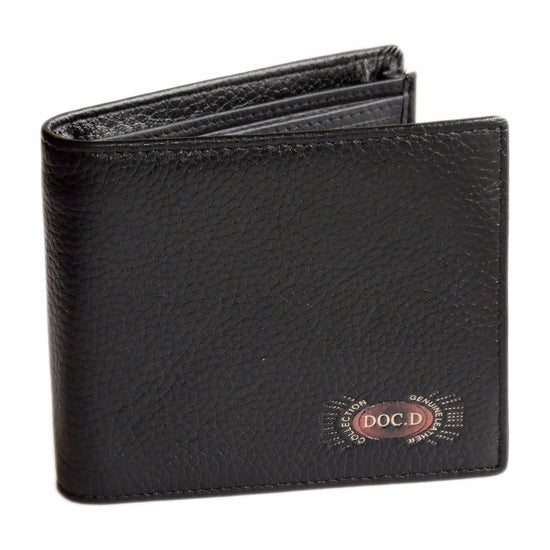 QHA Mens Real Leather Wallet ID Credit Card Holder Gift W14 - QHA UK
