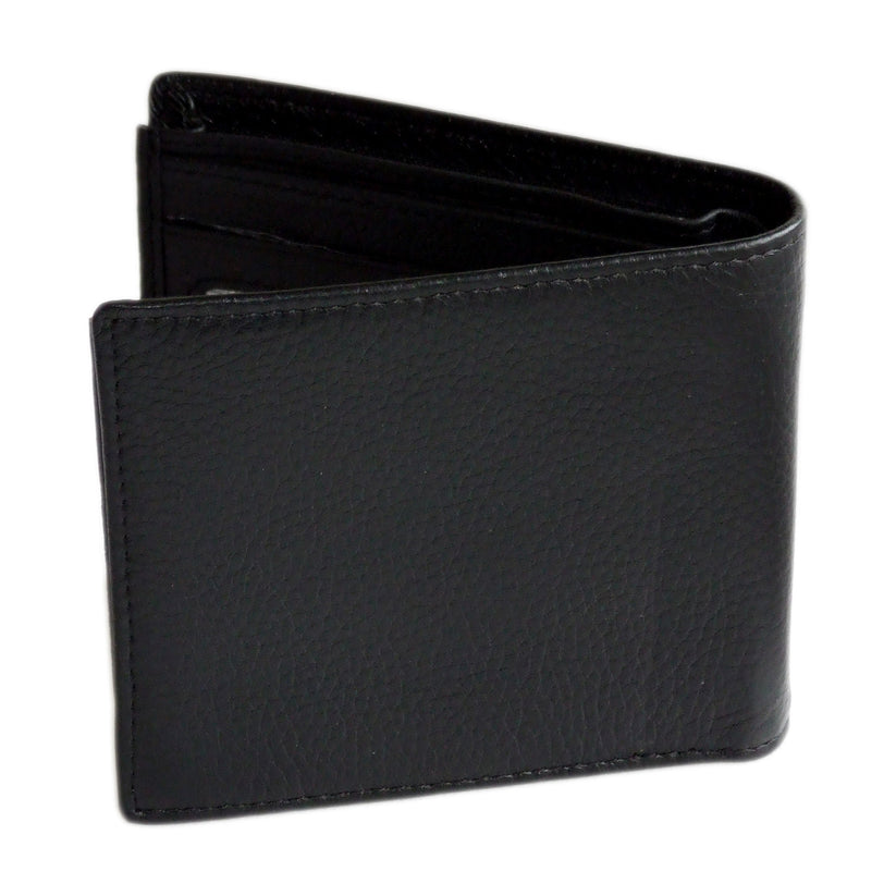 QHA Mens Real Leather Wallet ID Credit Card Holder Gift W14 - QHA UK