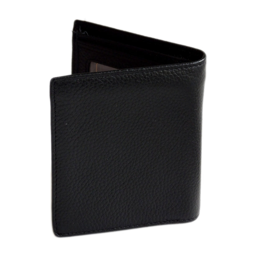 QHA Mens Real Leather Wallet ID Credit Card Holder Gift W15 - QHA UK