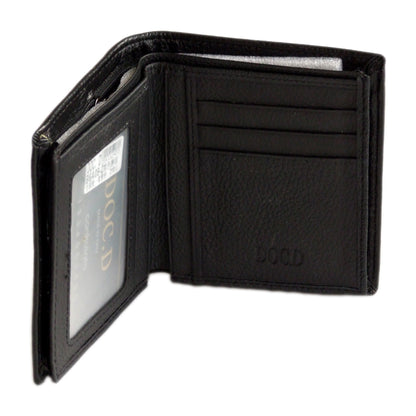 QHA Mens Real Leather Wallet ID Credit Card Holder Gift W16 - QHA UK