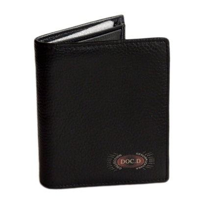 QHA Mens Real Leather Wallet ID Credit Card Holder Gift W16 - QHA UK