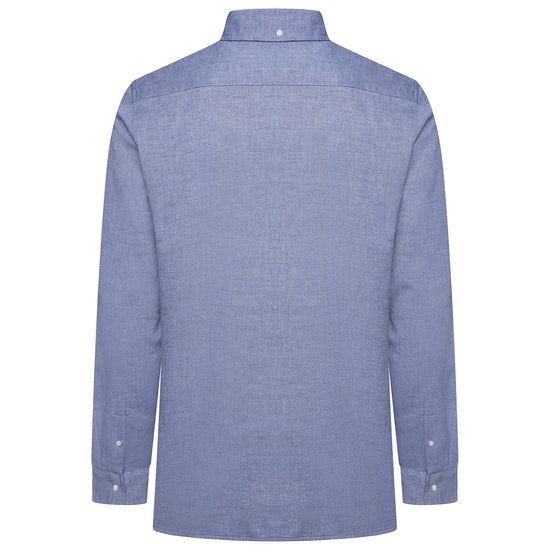 Men's Waffle Textured Long Sleeve Shirt Blue Singles & Multipacks | QHA UK - QHA UK