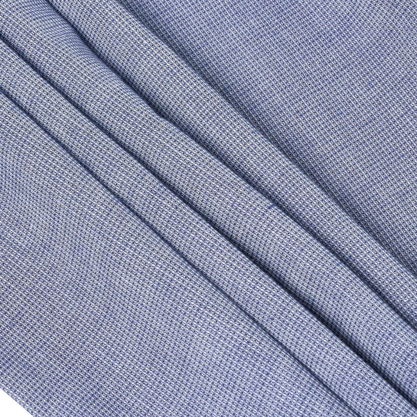 Men's Waffle Textured Long Sleeve Shirt Blue Singles & Multipacks | QHA UK - QHA UK