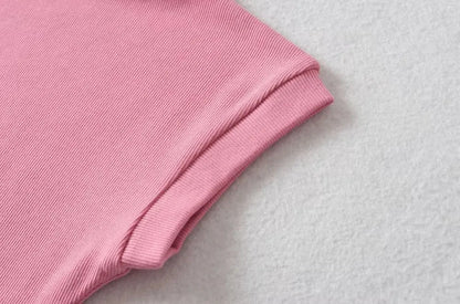 Womens Sleeveless Turtleneck Top Slim Fit Stretch Summer Basic Tee - QHA UK