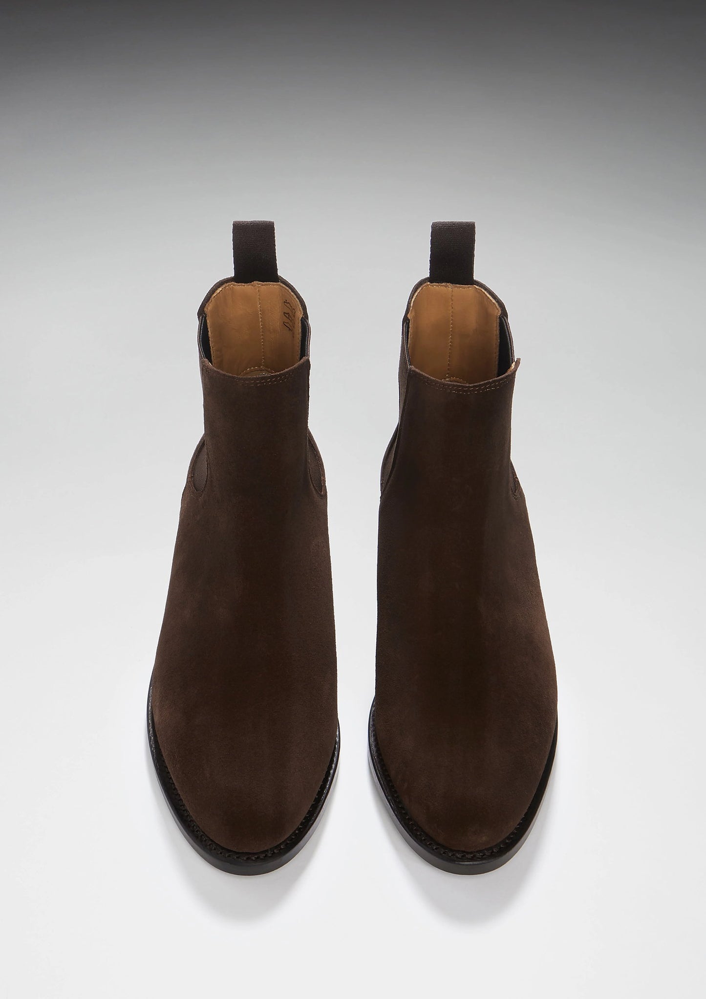 Hugs & Co Womens Brown Suede Chelsea Boots Welted Leather EU 36-42 - QHA UK