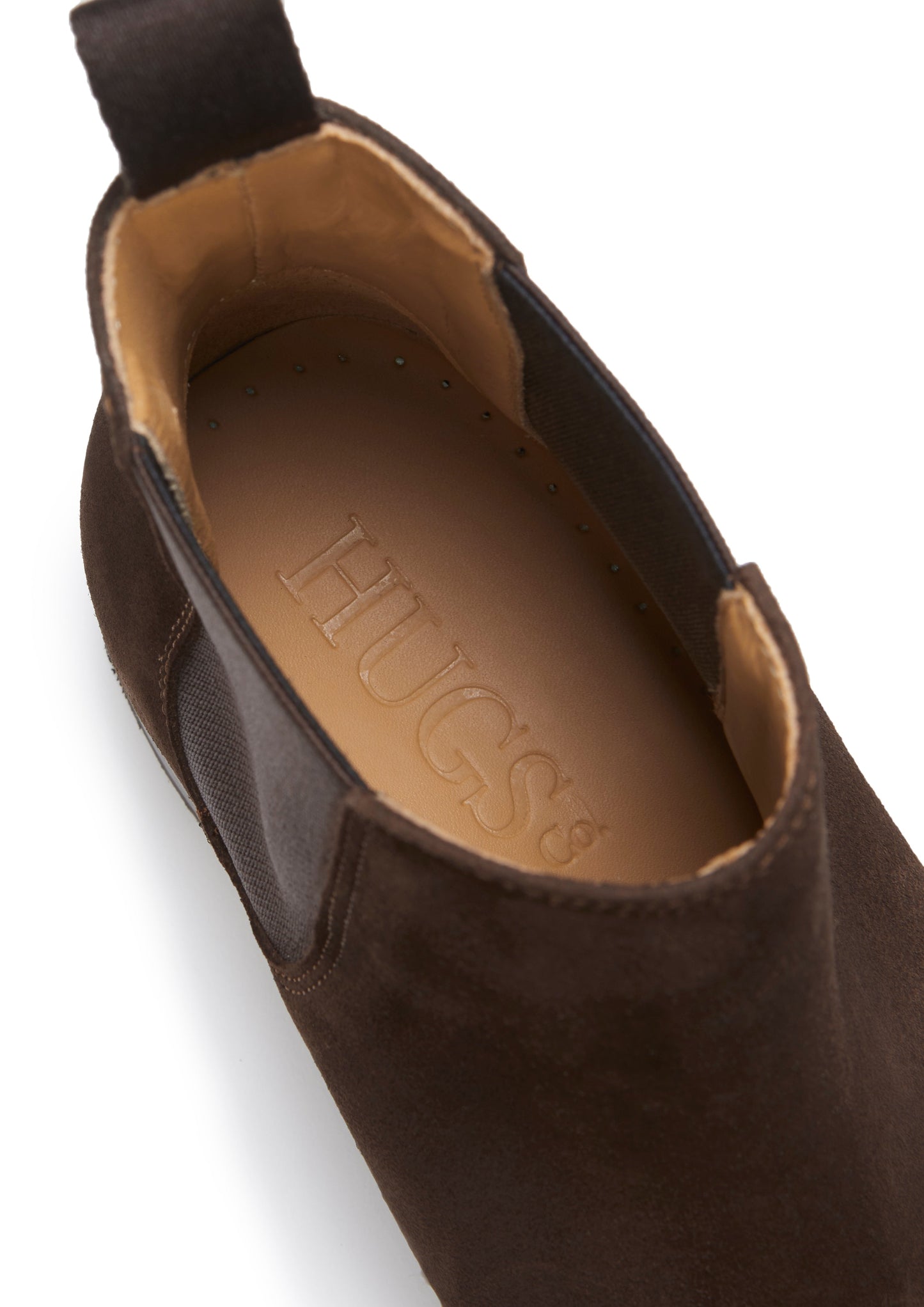 Hugs & Co Womens Brown Suede Chelsea Boots Welted Leather EU 36-42 - QHA UK