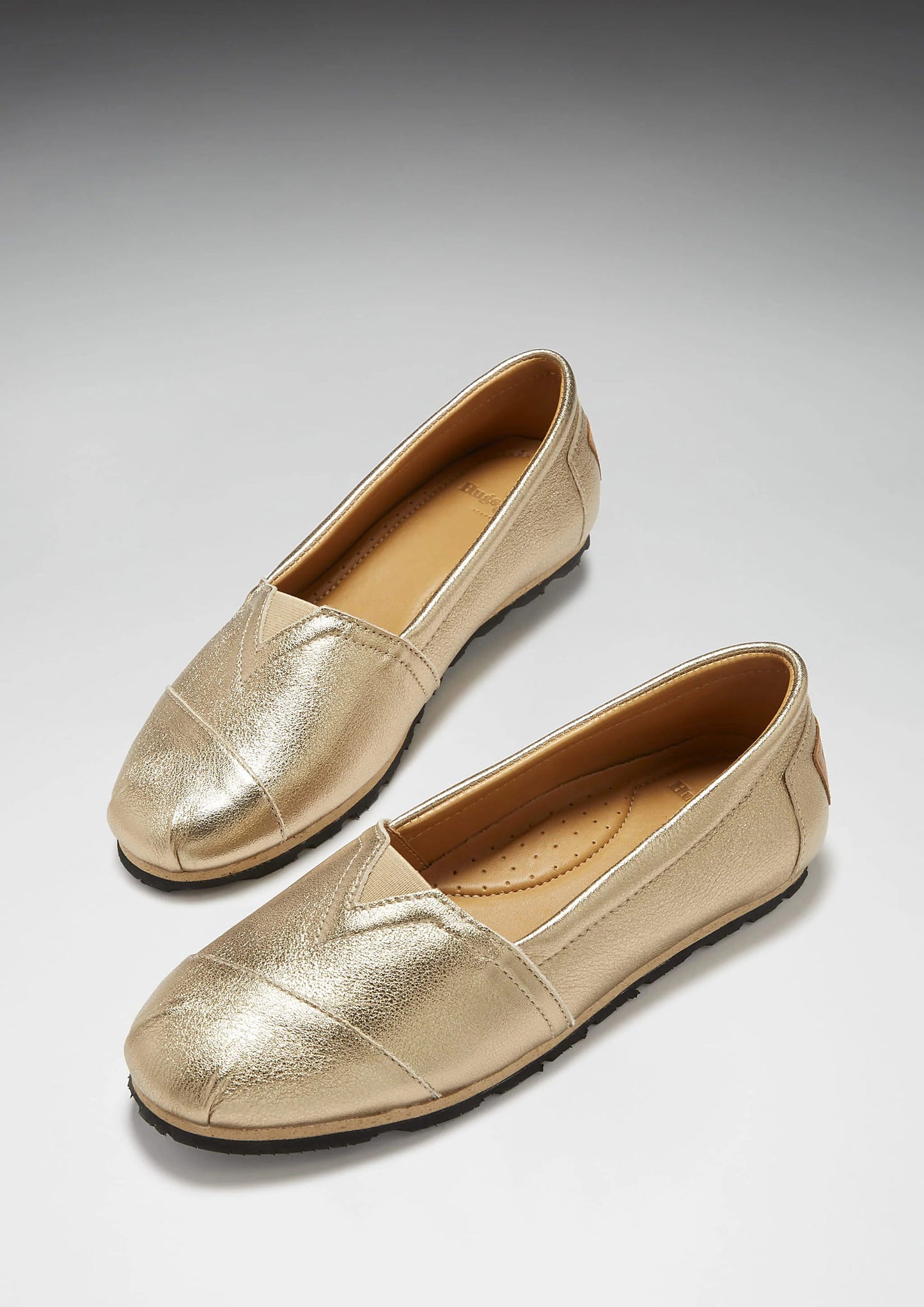Hugs & Co Womens Chukka Espadrilles Gold Leather EU 36-42 - QHA UK