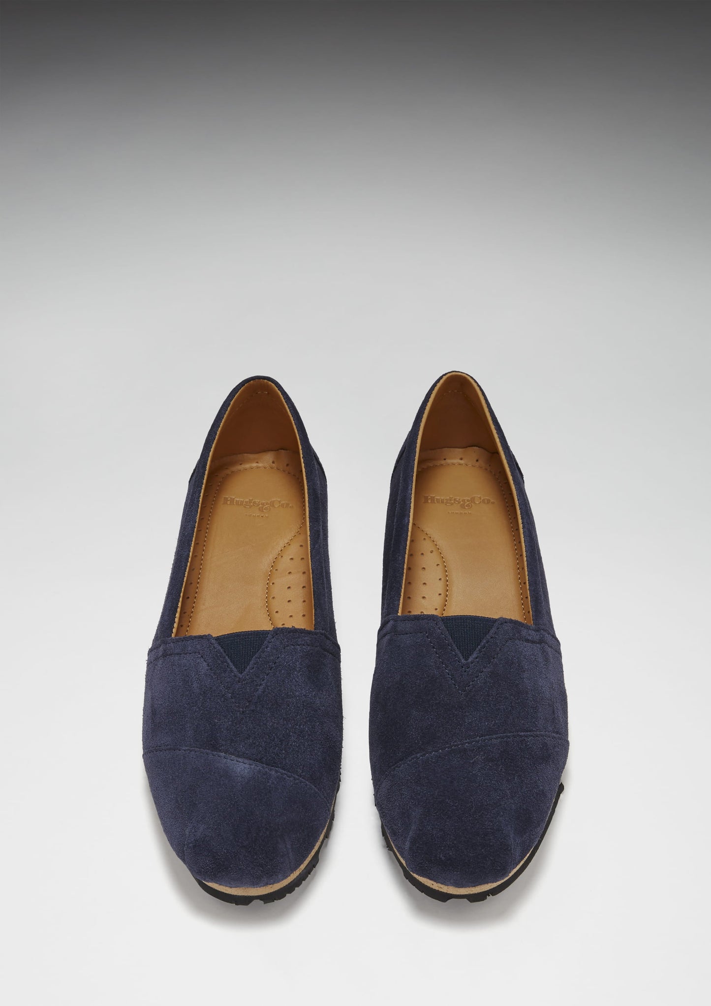 Hugs & Co Womens Chukka Espadrilles Navy Blue Suede EU 36-42 - QHA UK