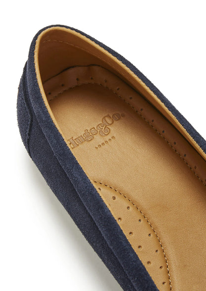 Hugs & Co Womens Chukka Espadrilles Navy Blue Suede EU 36-42 - QHA UK