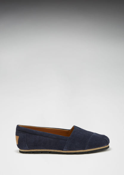 Hugs & Co Womens Chukka Espadrilles Navy Blue Suede EU 36-42 - QHA UK