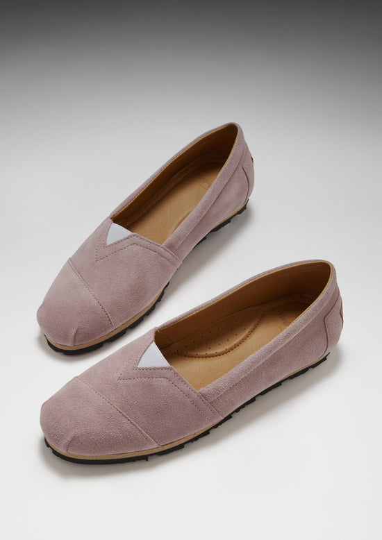 Hugs & Co Womens Chukka Espadrilles Powder Pink Suede EU 36-42 - QHA UK