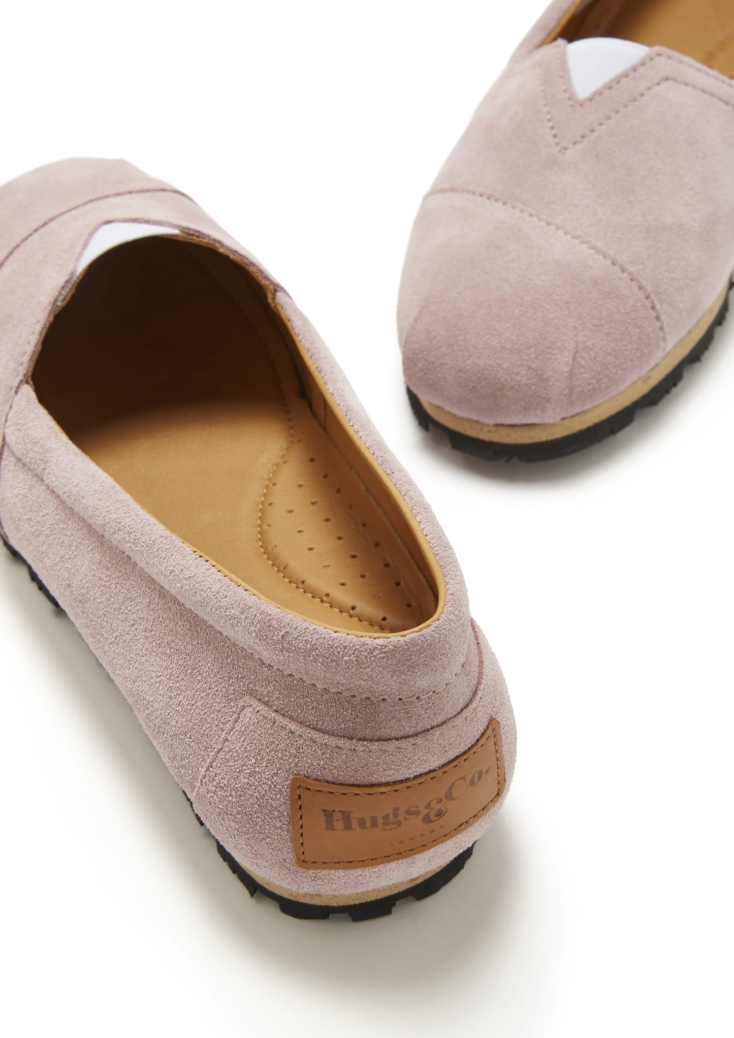 Hugs & Co Womens Chukka Espadrilles Powder Pink Suede EU 36-42 - QHA UK