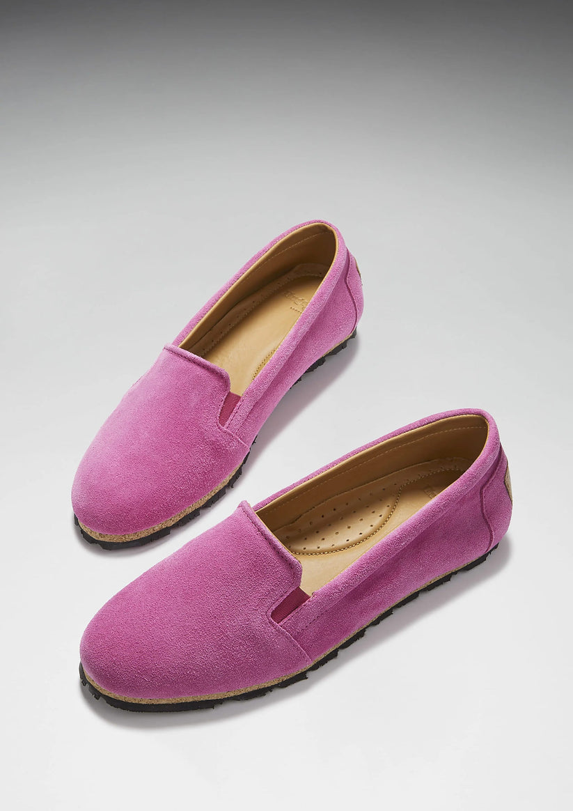 Hugs & Co Womens Continental Espadrilles Candy Pink Suede EU 36-42 - QHA UK